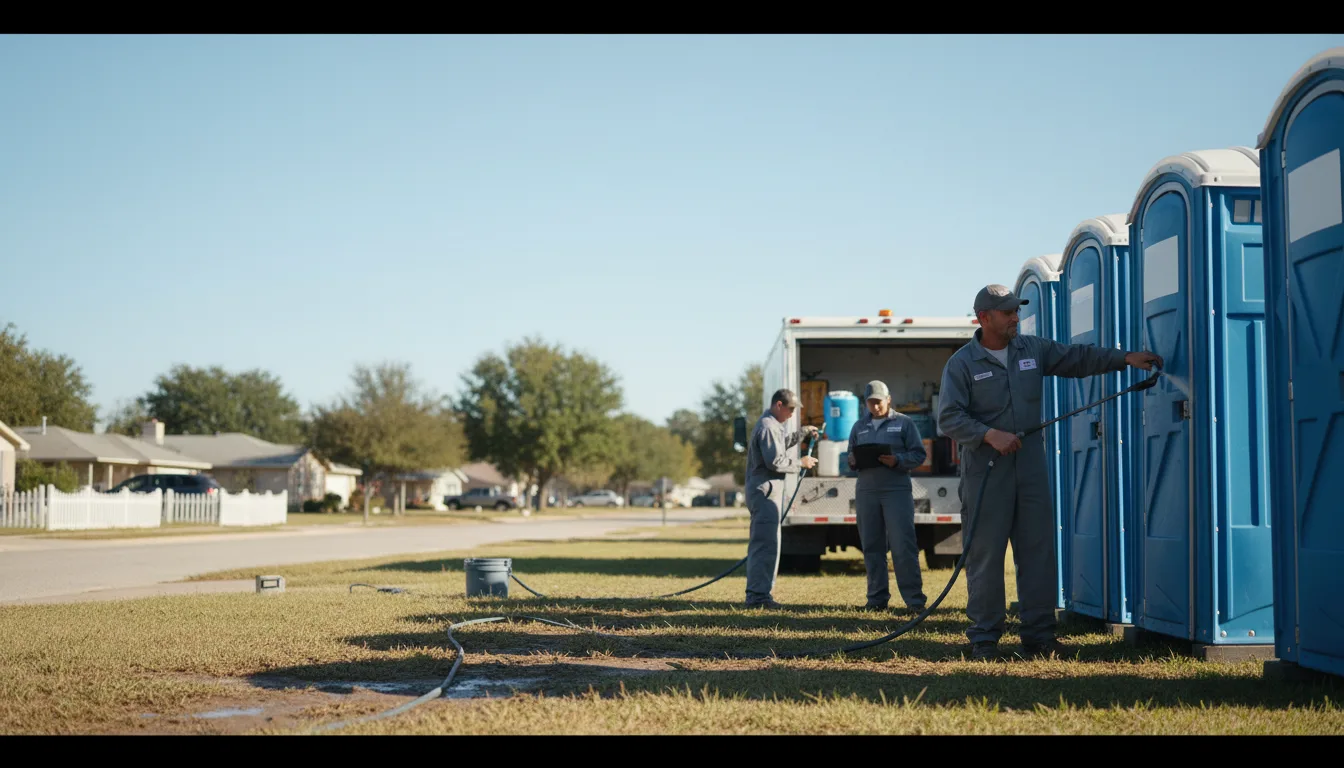 Long-Term Portable Toilet Rental in Barry, TX near me